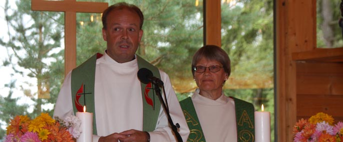Prestene Jon-Erik Bråthen og Inger Ma Bjønnes