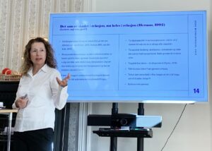 Irene Michalopoulos underviste på workshopen.